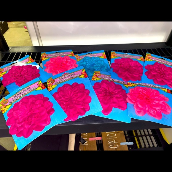 Flower Hair Ties - New - Picture 1 of 1